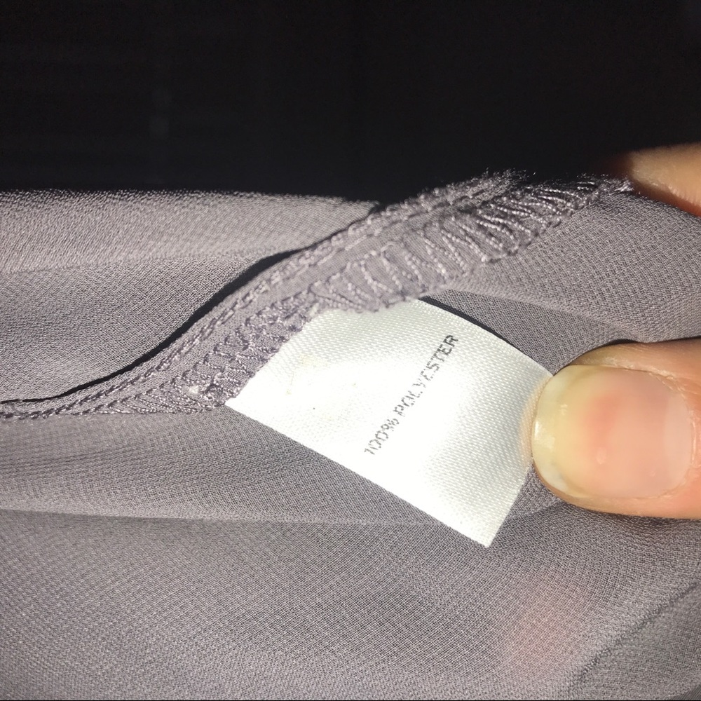 SOLD Frenchi sheer button up blouse - Picture 7 of 9